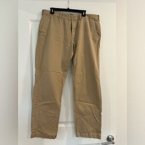Men’s J Crew The Sutton Dark Khaki Chino Pants 38x32